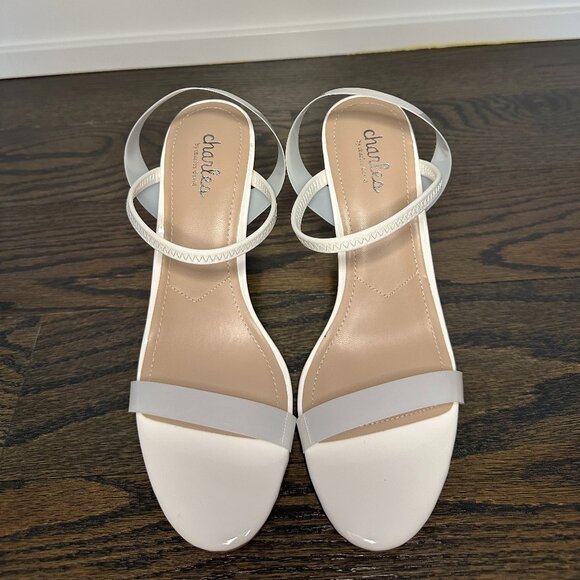 Charles David Snow White Heels - Picture 1 of 6